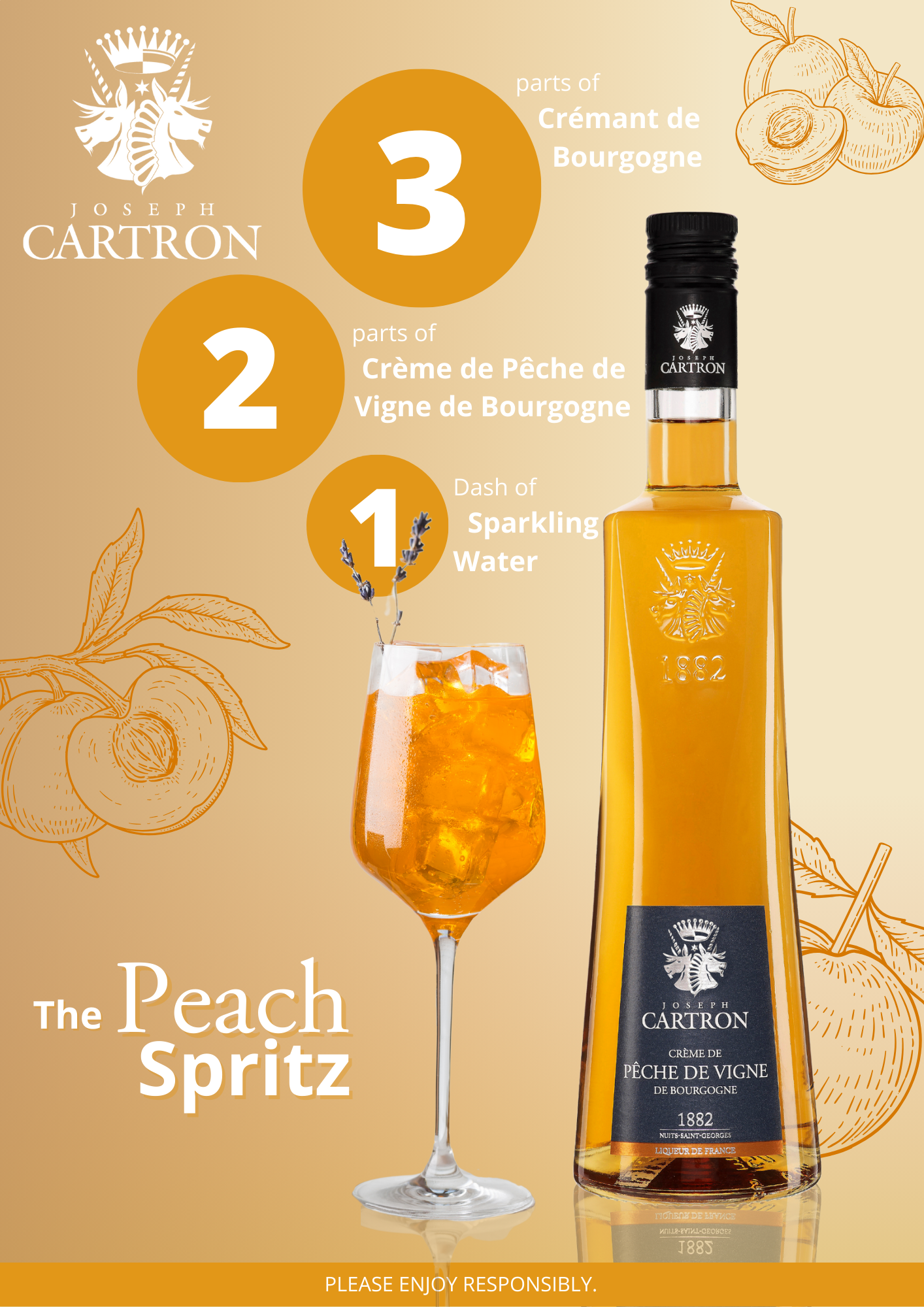 Pêche de vigne Spritz 