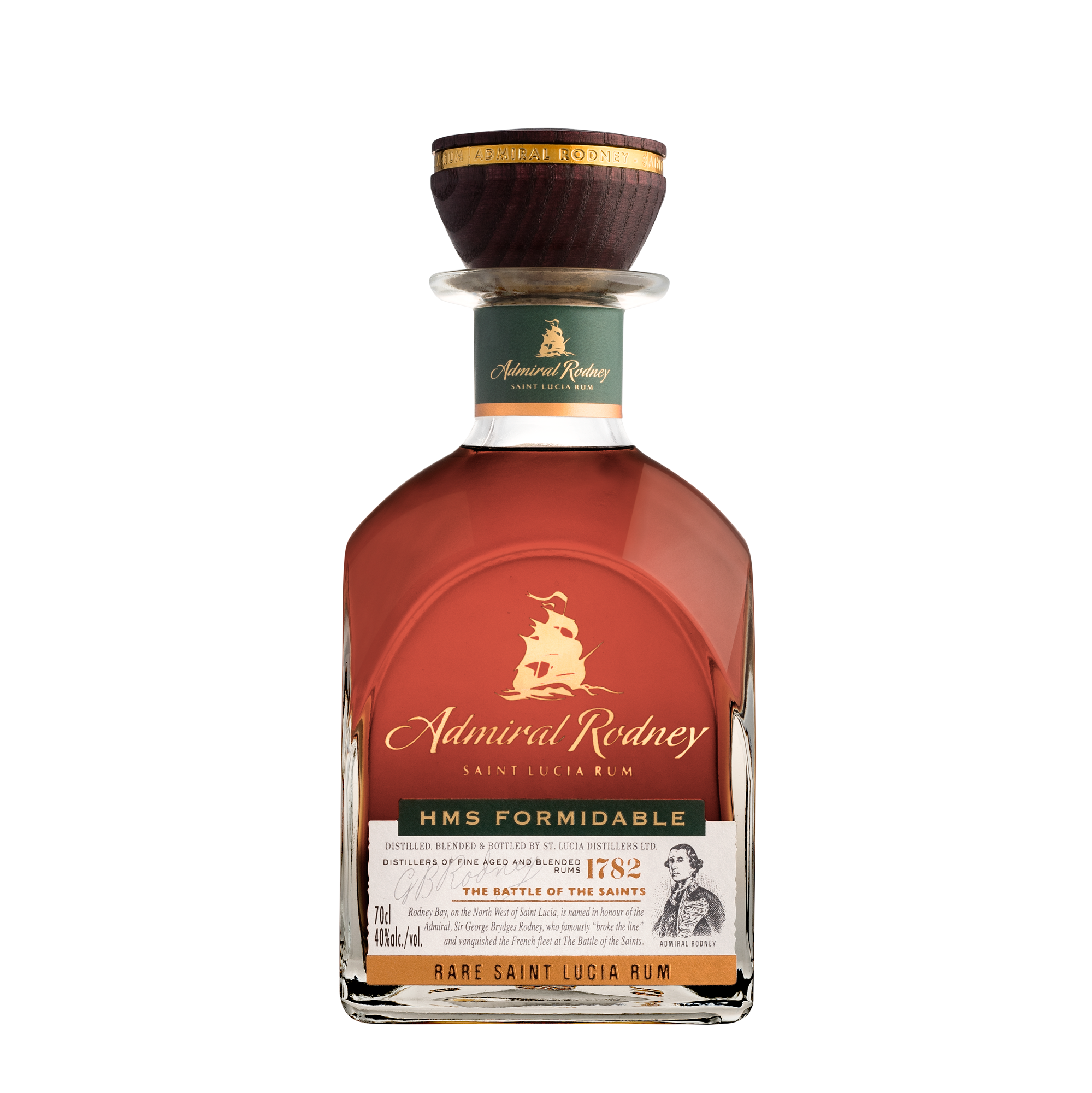 Packshot Admiral Rodney Formidable 40° 70cl 